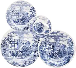 Aparelho de Jantar e Chá 20 peças Donna Cena Inglesa