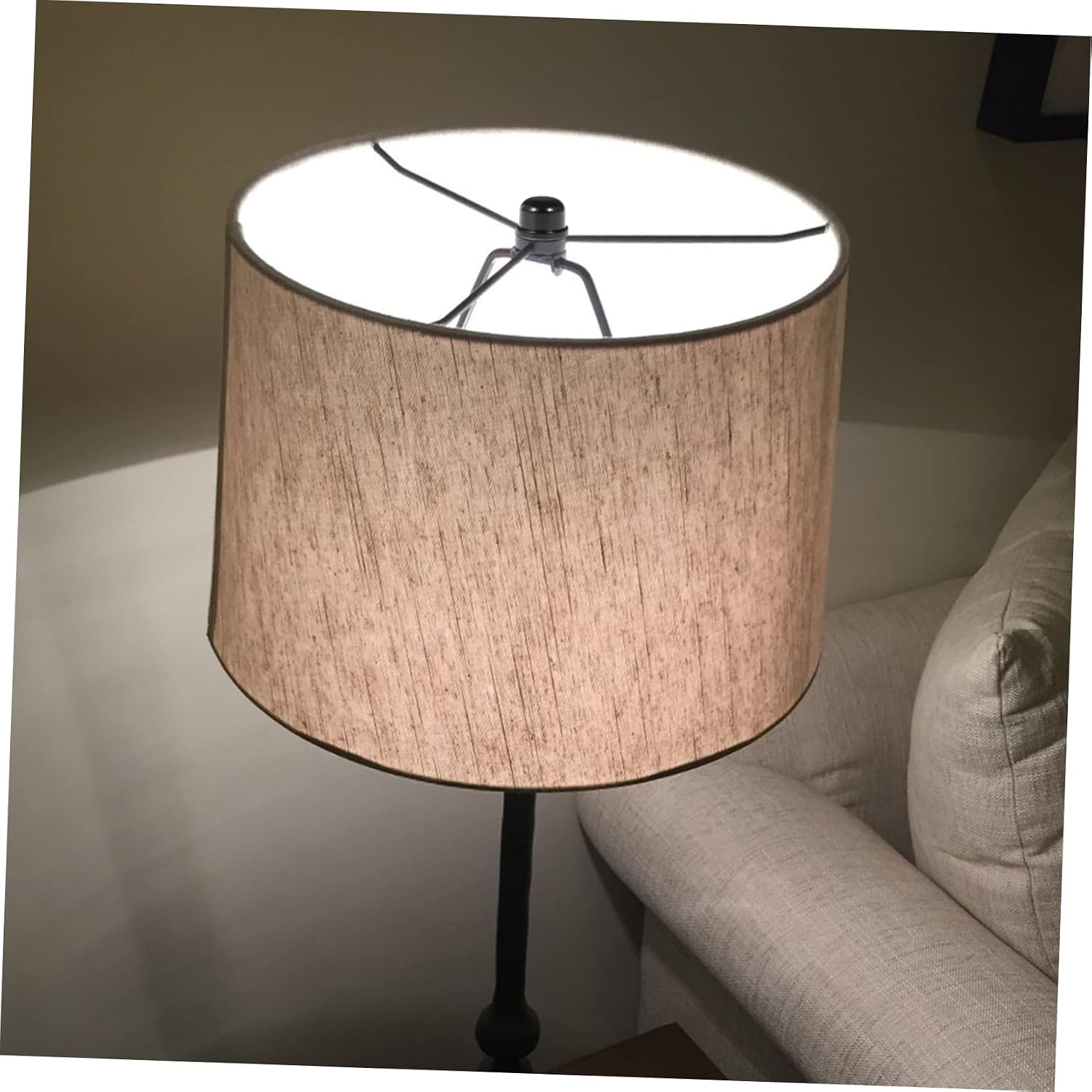 8pcs Decorative Lamp Finial Cap for Lampshade Holder Easy Installation Harp Lamp Accessories Horn Design for Home Restaurant Shop Lighting