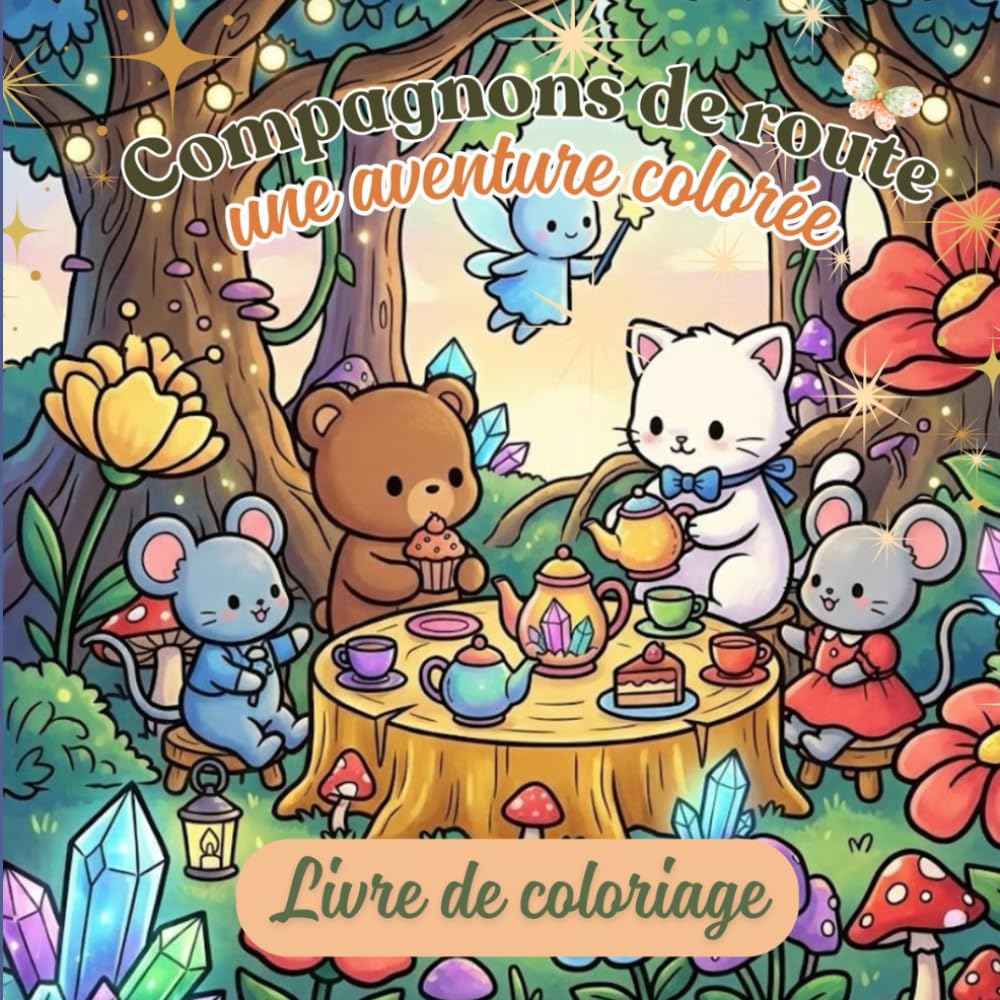 Compagnons de Route : Une Aventure Colorée: Livre de coloriage