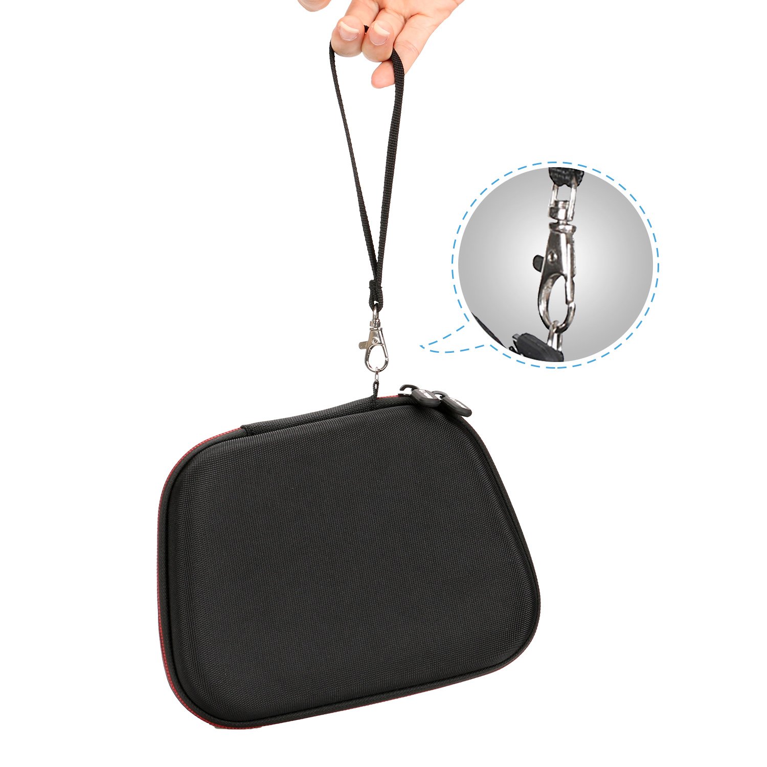 LTGEM EVA Hard Case Travel Carrying Portable Storage Bag for Xbox One/Xbox One S/Xbox Shock Blue /Xbox One X Controller with Mesh Pocket Fits Plug & Cables : Video Games