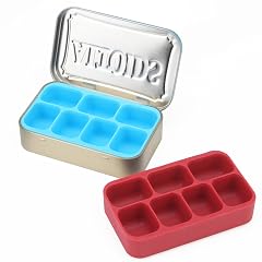 Luvcosy 2 Pack Silicone Tin Organizer Inserts Compatible with Altoids Mint Tins 1 76oz Food-Safe Tin Divider for