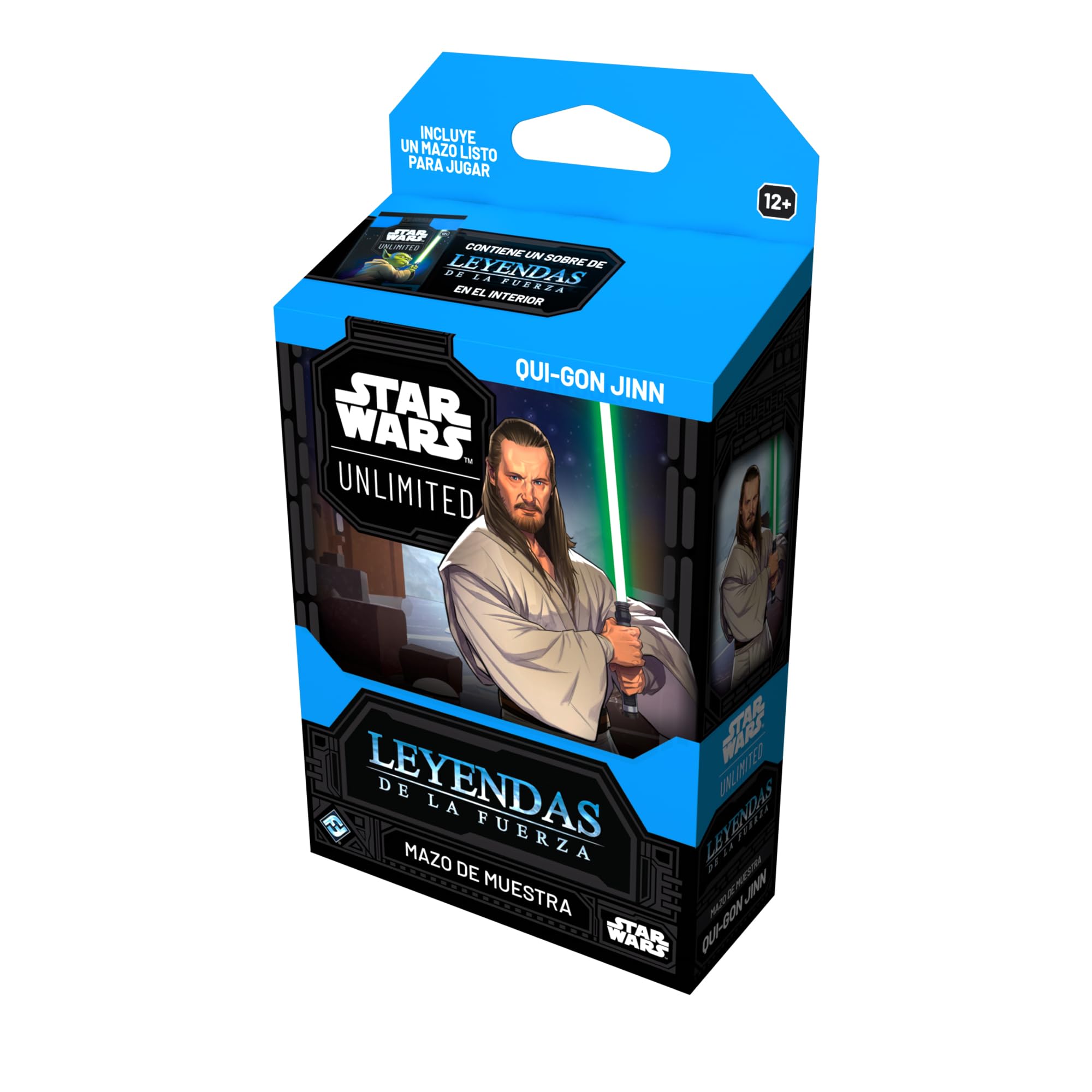 Asmodee FFG Star Wars Unlimited Trading Card Game Legends of the Force - Qui-Gon Jinn Sample Deck - Exclusive Cards - Ages 12+ Players