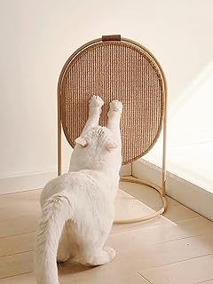 MS!MAKE SURE Cat Scratching Post, Three Modes Cat Scratcher, Cat Scratch Furniture Protector, Vertical /Horizontal /Side T...