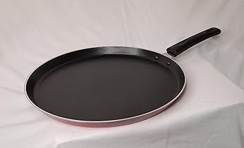 Collection Chow Non-Stick Tawa with 2-Way Non-Stick Coating, 28 cm Diameter, 2.8 mm Thickness