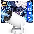 【スマイルSale】【33%OFF+45%OFF】【4,701円】 Boleve Android TV搭載 18000LM 270°回転 4K対応 1080P Bluetooth5.4 HiFiスピーカー ホームプロジェクター 【送料無料】