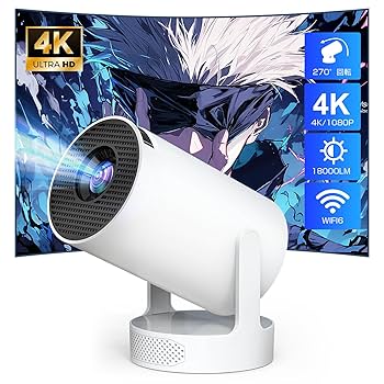 プロジェクター 家庭用 2025年最新進化Android TV搭載・270°回転 Amazon.co.jp: WISHOLY プロジェクター 家庭用【2025年最新進化