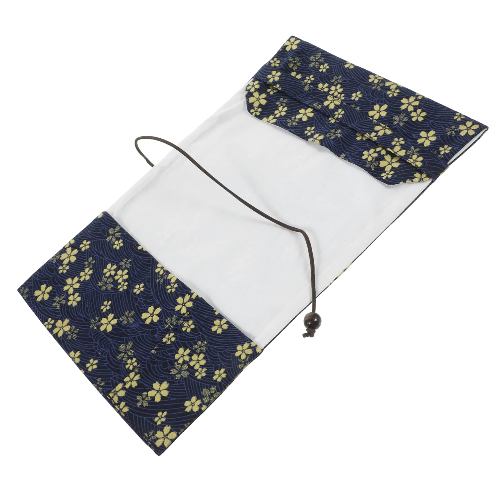 VILLCASE 5piezas Cubierta Decorativa De Tela Cuaderno Funda De Libro De Tela Mano Protección Reusable y Resistente Arañazos Marino Estampado De Flores