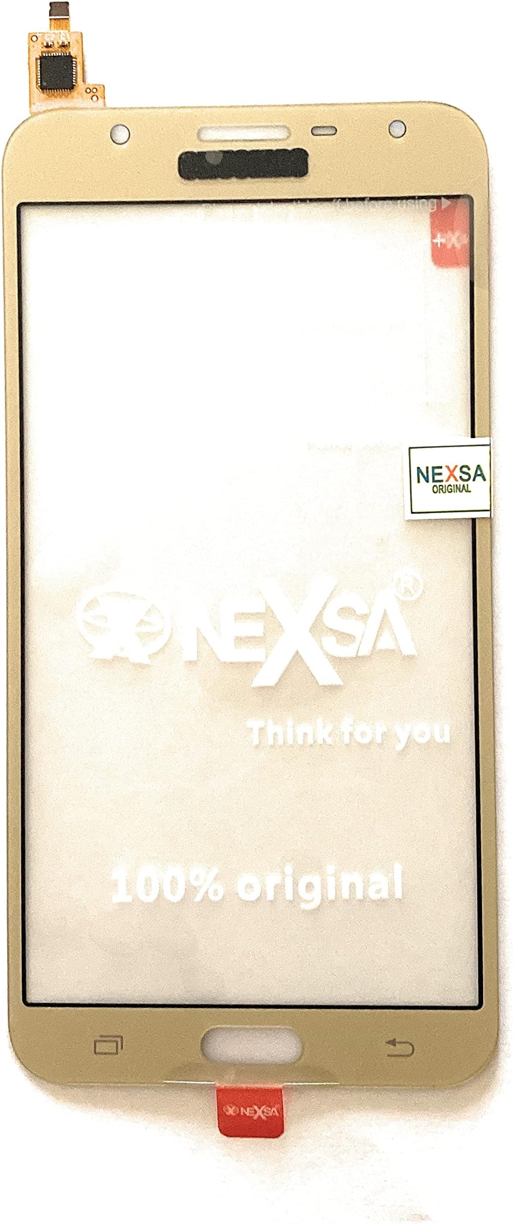 M Touch pad digitizer Front Glass Panel touchpad for Samsung J7 / J7 nxt Next / j700f / j701f (Golden)