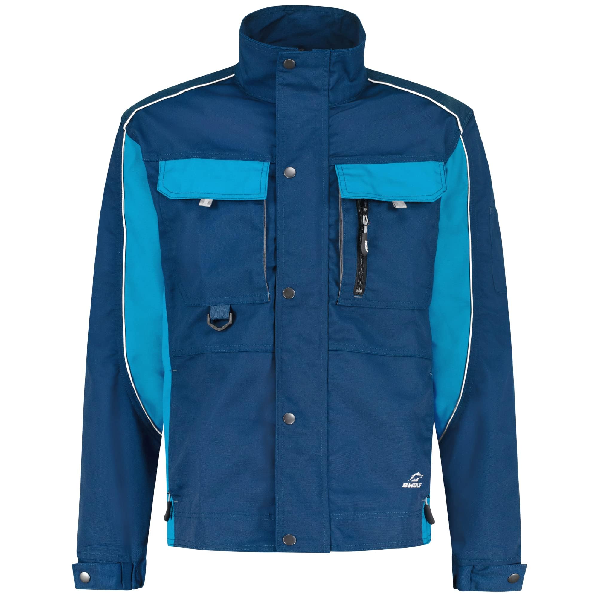 BWOLF Brave Veste de travail pour homme Veste de travail multifonction Veste de travail – Poches multiples + Multi poches + Manches renforcées en polyester 600D