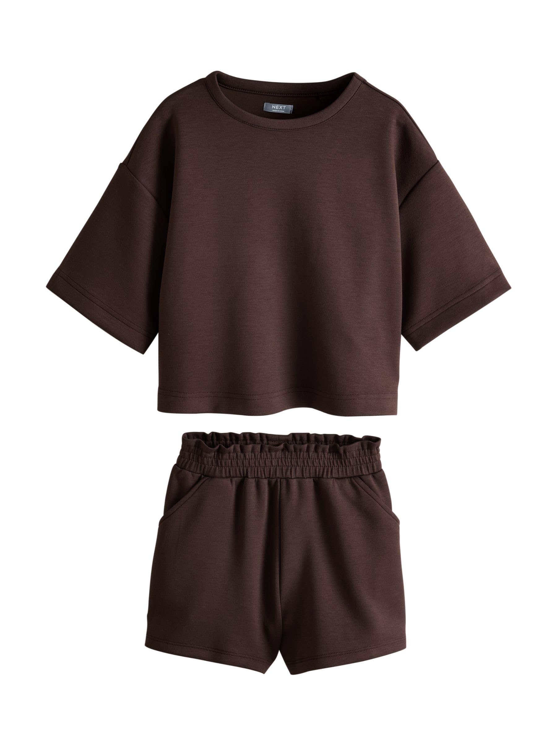 NEXT Niñas Conjunto supersuave de camiseta y pantalones cortos