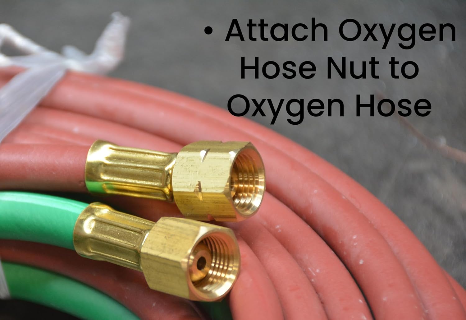 Hot Max 24128 Oxygen Hose Nuts, RH Thread, B Size, 2-Pack