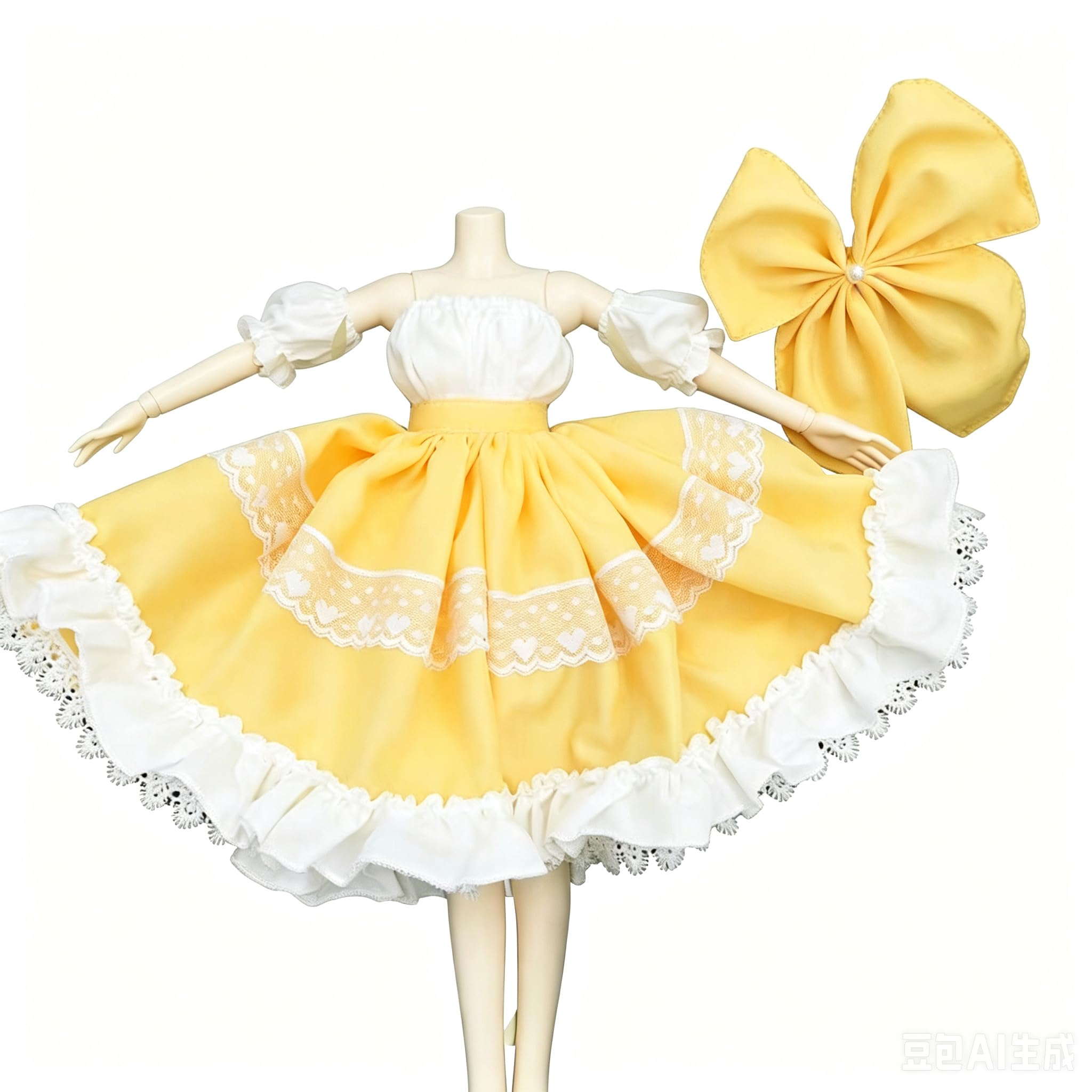 QGYDYH BJD Doll Clothes Ball Jointed Doll Clothes Handmade Fashions Clothes Suitable for1/3 1/4 1/6 BJD Dolls (E, 1/4)