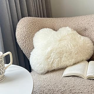 Cloud Pillow White Cloud Shaped Pillows Decorative Throw Pillow Aestheti...