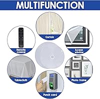 Vista 6 de Rollo de Cinta de Velcro Autoadhesiva Blanca de 1 Pulgada x 82 Pies con Respaldo Adhesivo, Tiras de Velcro de Nailon Resistente con Adhesivo, Cinta