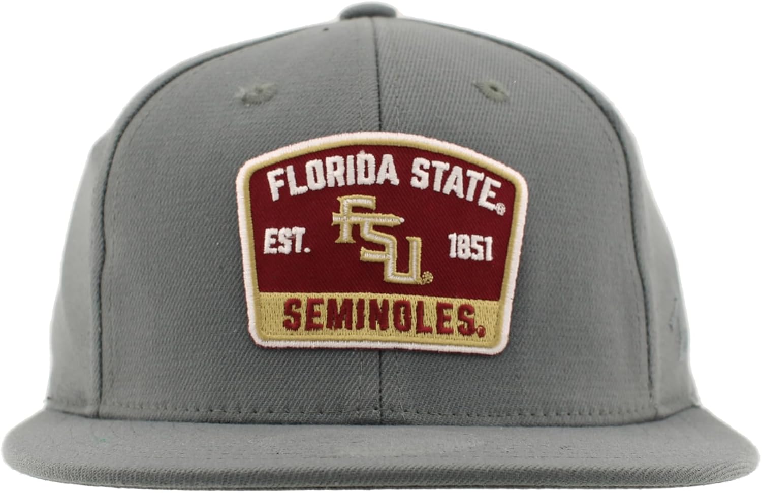 ZHATS Standard NCAA Officially Licensed Fitted Hat M15Z Switchback Gray, Grey, Medium - Image 2