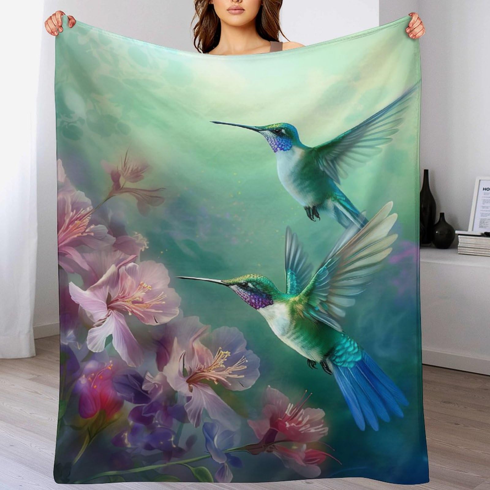 Couverture en Flanelle Colibri Polaire Confortable et Douce Premium