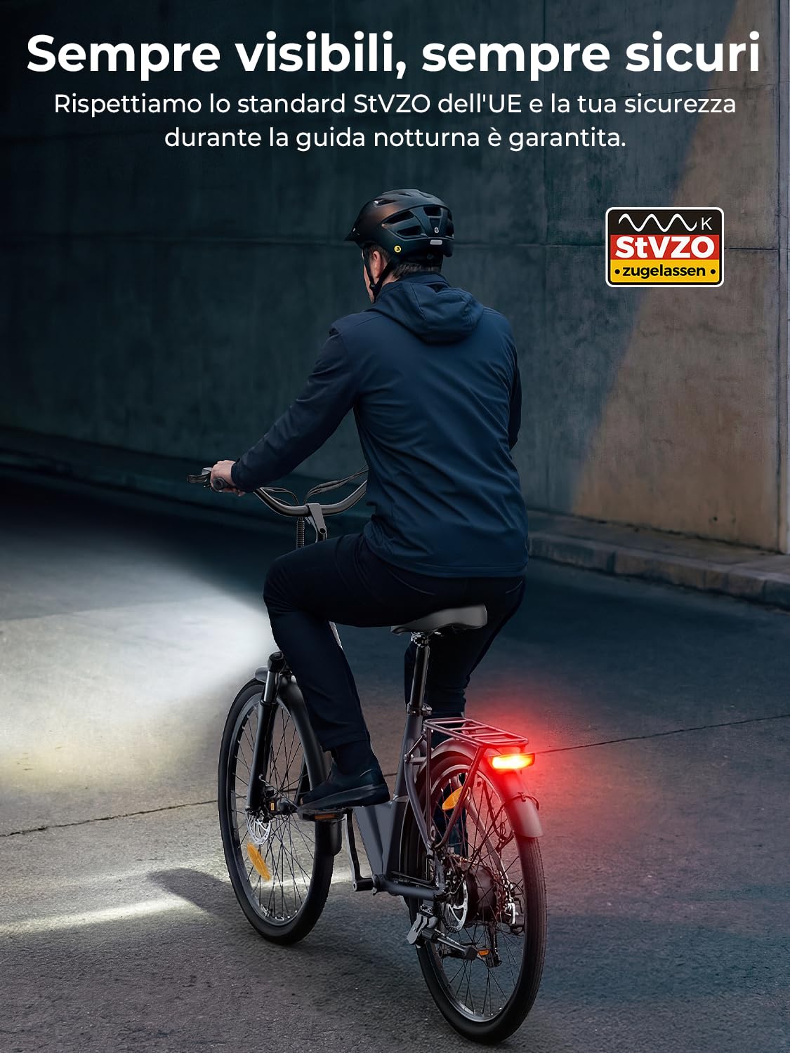 Touroll Bicicletta Elettrica, J1/J2 ST,Autonomia 100km,Batteria Rimovibile 15.6Ah, bicicletta elettrica uom, Motore 45 NM, 27,5''/26'' E-Bike
