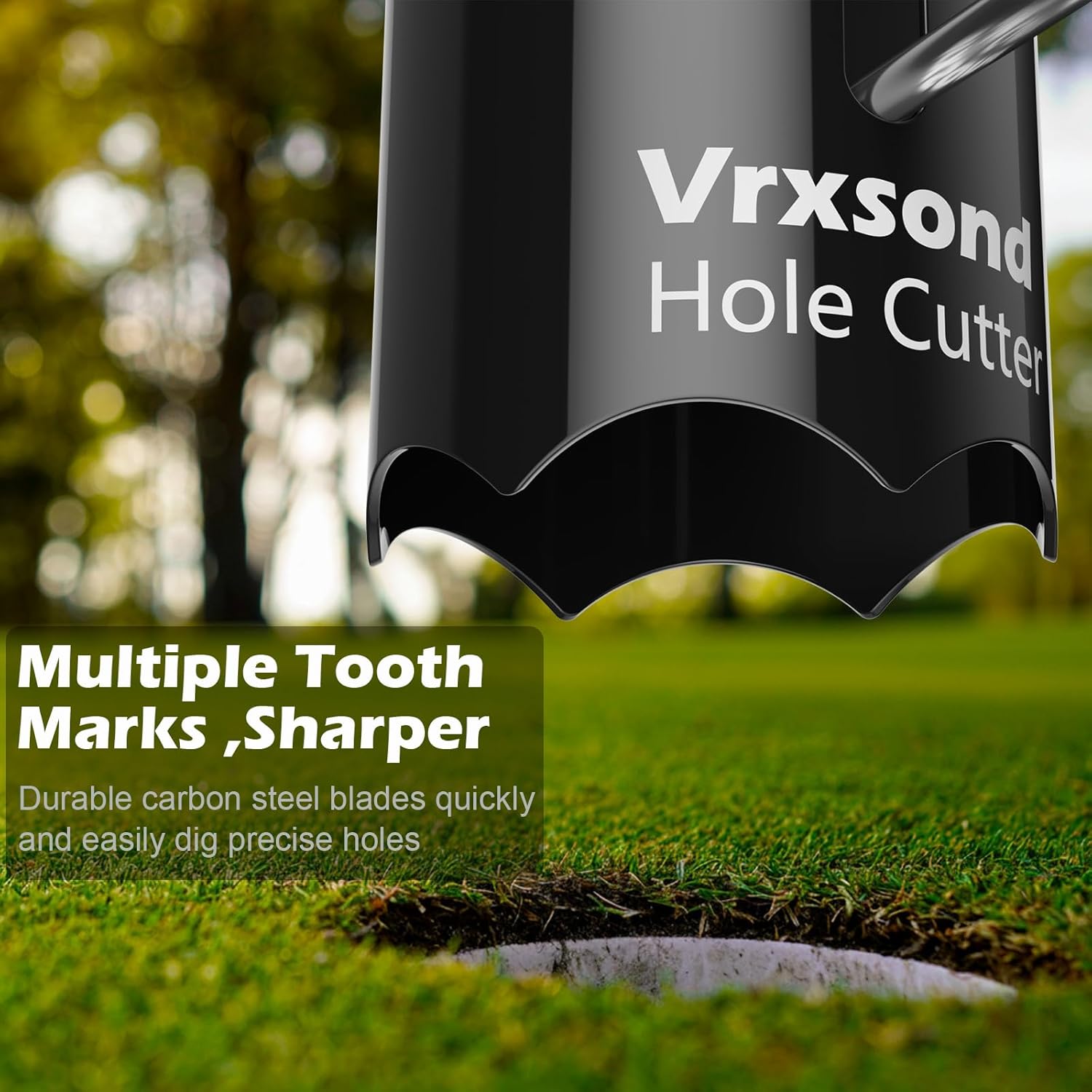 Portable Golf Hole Cutter - Professional 4Inch & 6Inch USGA Standard Tool, Detachable Handle for Easy Storage & Carrying, Create Perfect Putting Greens in Backyard/Garden