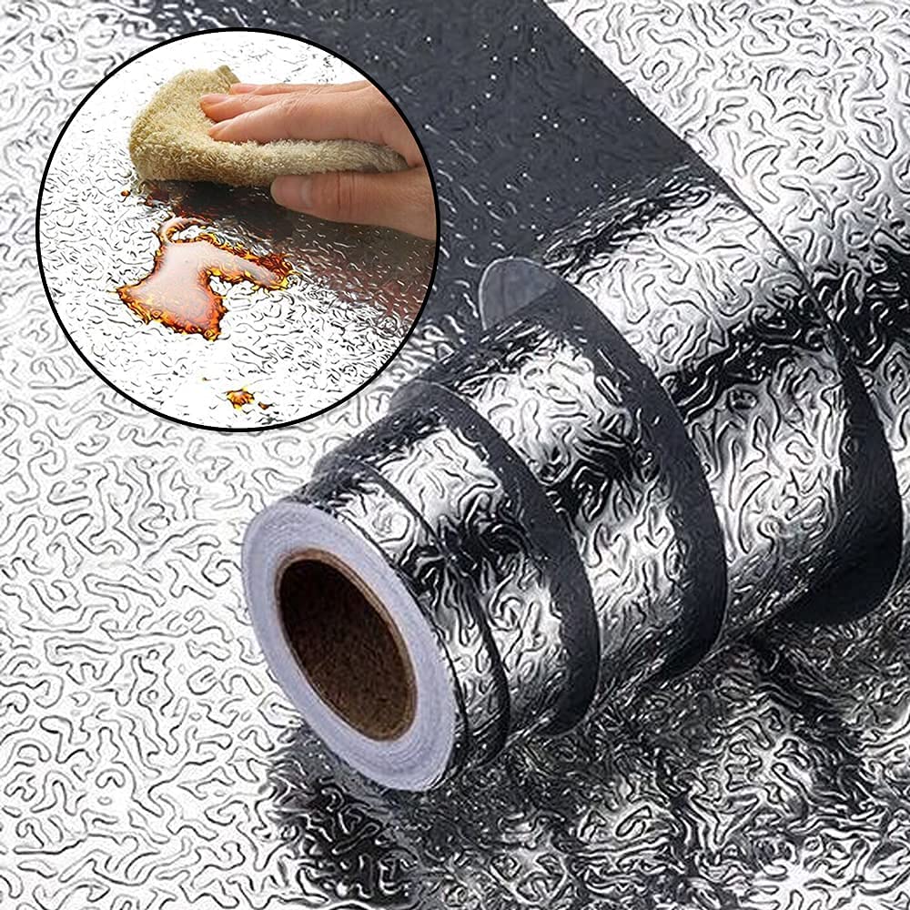 tgopit Aluminum Foil Mirror Silver Wallpaper 200 * 60 cm Wide Kitchen Waterproof Oil Proof Removable Contact Paper Heat Resistant Decorative Wall Film for Fridge Dishwasher Backsplash (B09MH3X3RH) Amazon Price History, Amazon Price Tracker