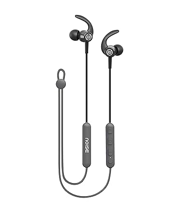 Noise Tune Sport 2 in-Ear Wireless Bluetooth Earphones with Deep Bass, in-Built mic, 10 mm Speaker Drivers (Midnight Black)