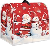 Vista 10 de Cubierta de batidora de pie de Navidad de 4.5 a 5 cuartos de galón, cubierta de mezclador retro, lavable, antimanchas, para cocina, piezas