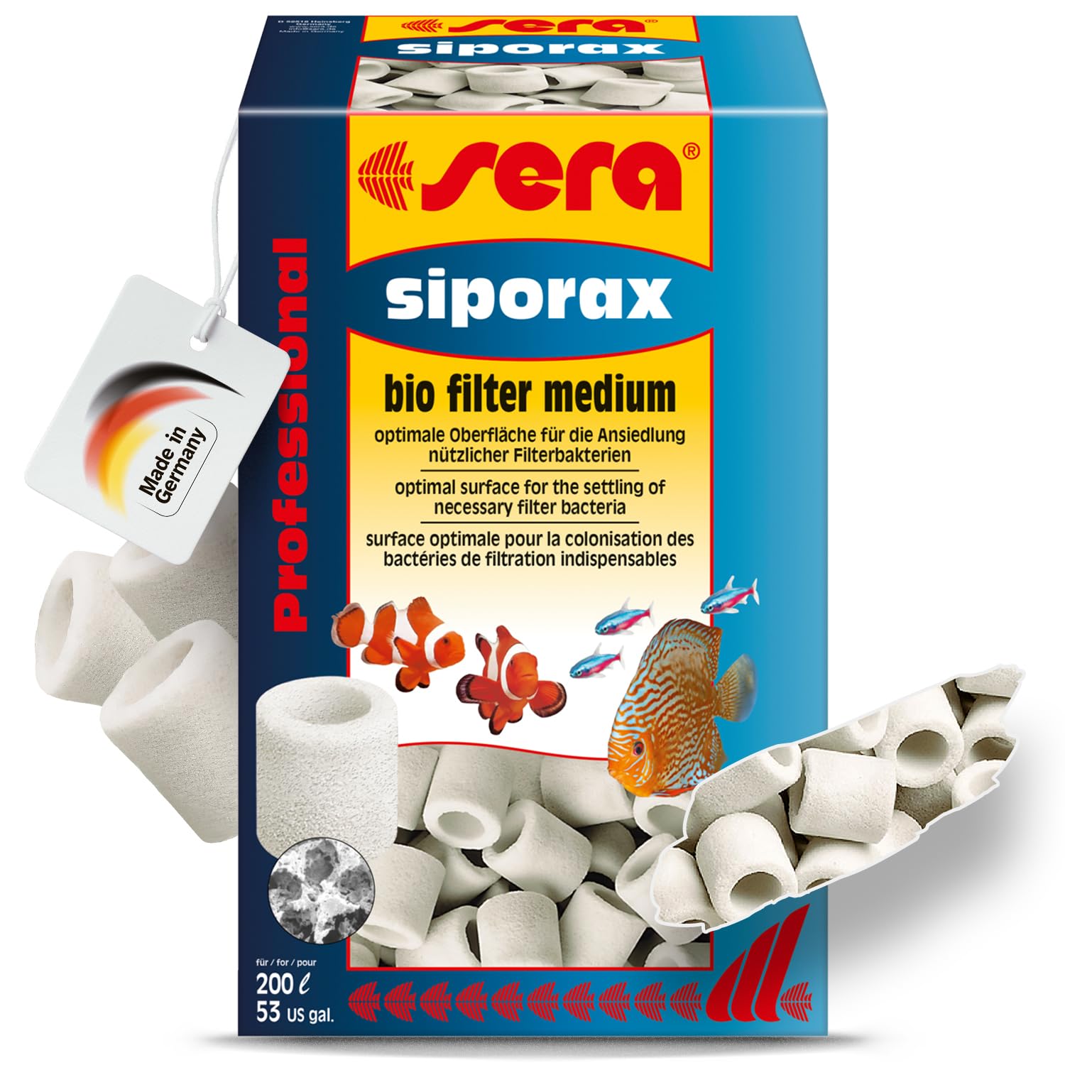 Sera Siporax Professional Filter Media 15mm 1000ml