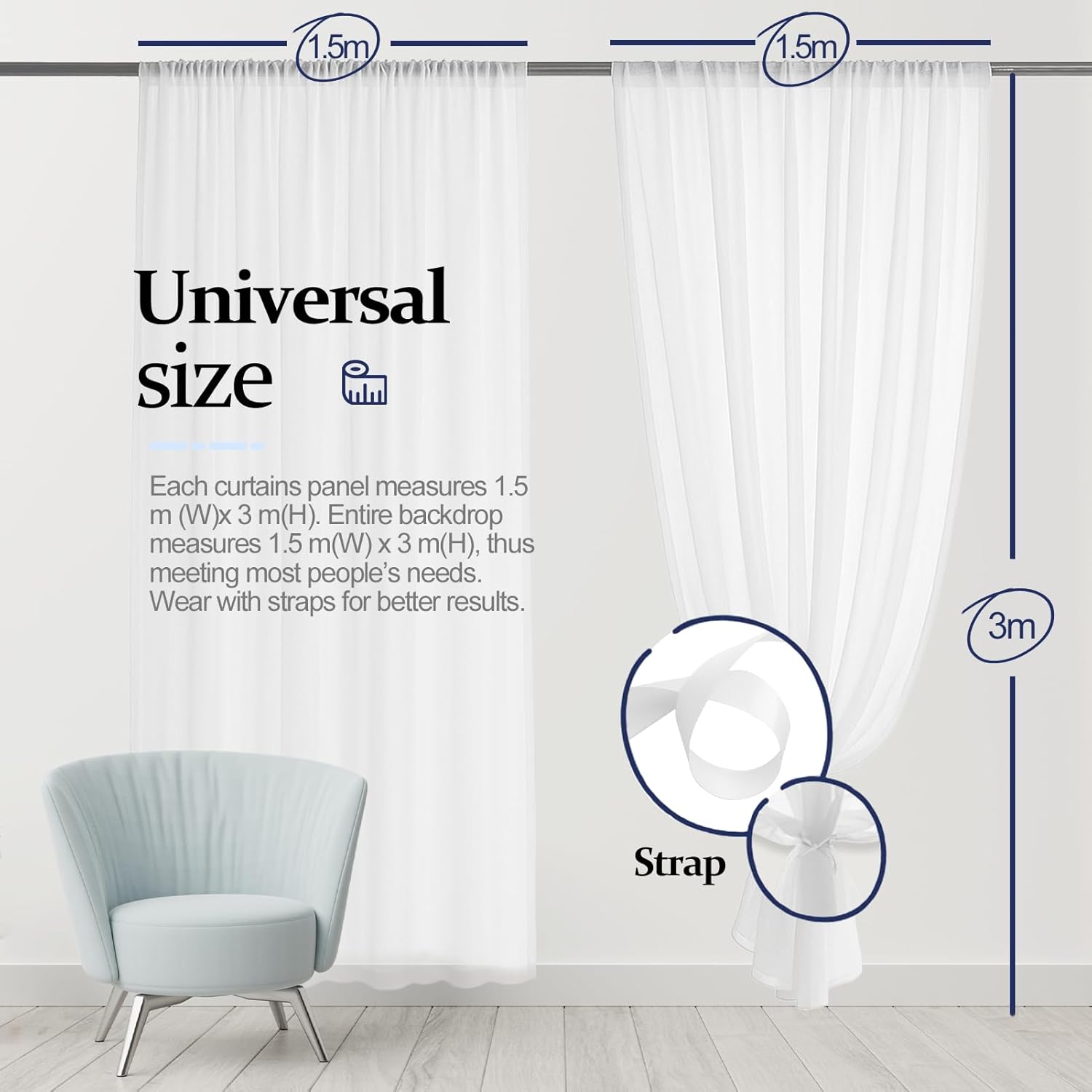 Függöny felhasználás esküvőn és fotózáson