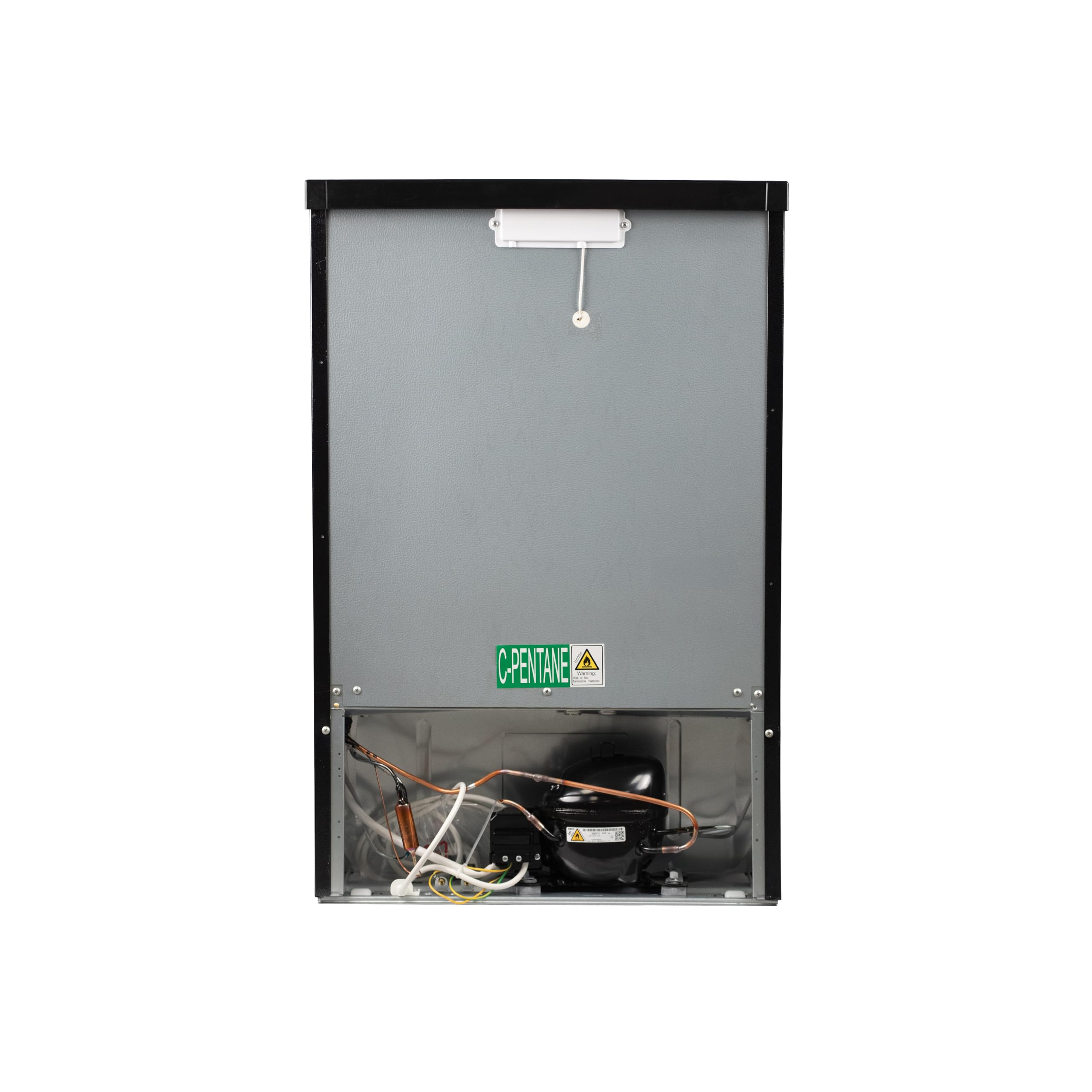 Willow WUCFZ55B 85L Small Freezer with Recessed Handle, Reversible Door, Undercounter Freezer, Adjustable Thermostat, 4* Rating - Black — view 9
