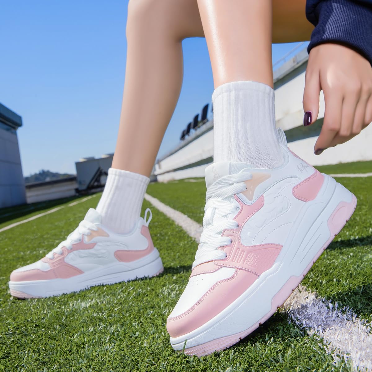 Girls Boys Kids Casual Sneakers Basketball Shoes