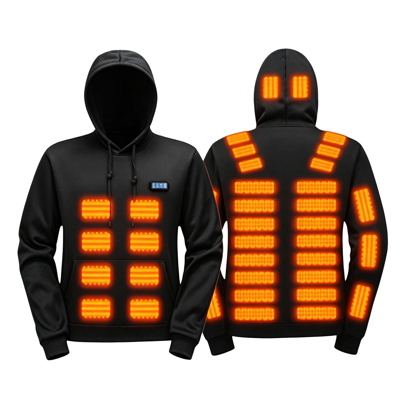 Sudadera Calefactable para Hombre Mujer 38 Zonas Calefaccion Térmico