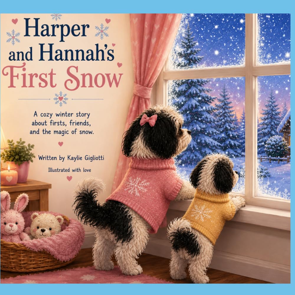 Harper and Hannah's First Snow: A Cozy Winter Story About Two Dogs, Their First Snow, and Warm Family Moments