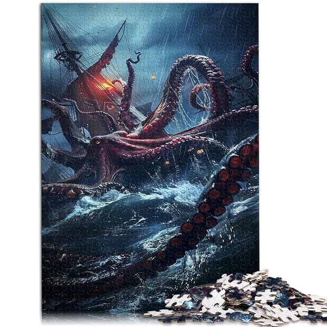 Foto 2 de 6 de Rompecabezas de 2000 Piezas para Adultos El Kraken Juego Familiar para aliviar el estrés: desafío difícil…