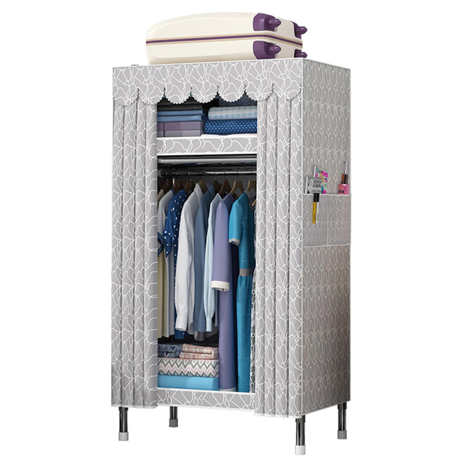 Armoire en tissu pour remédier au manque de place dans votre chambre