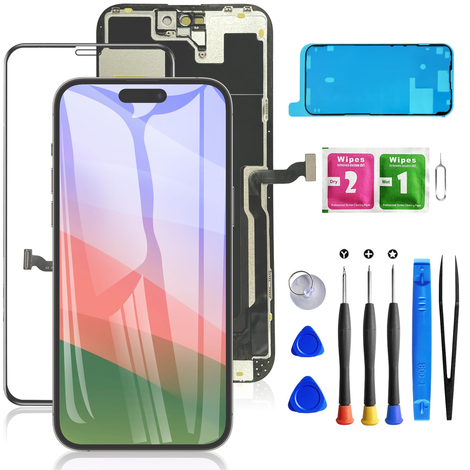 iPhone 14ProMax ディスプレイ Amazon.com: for iPhone 14 Pro Max Screen Replacement 6.7