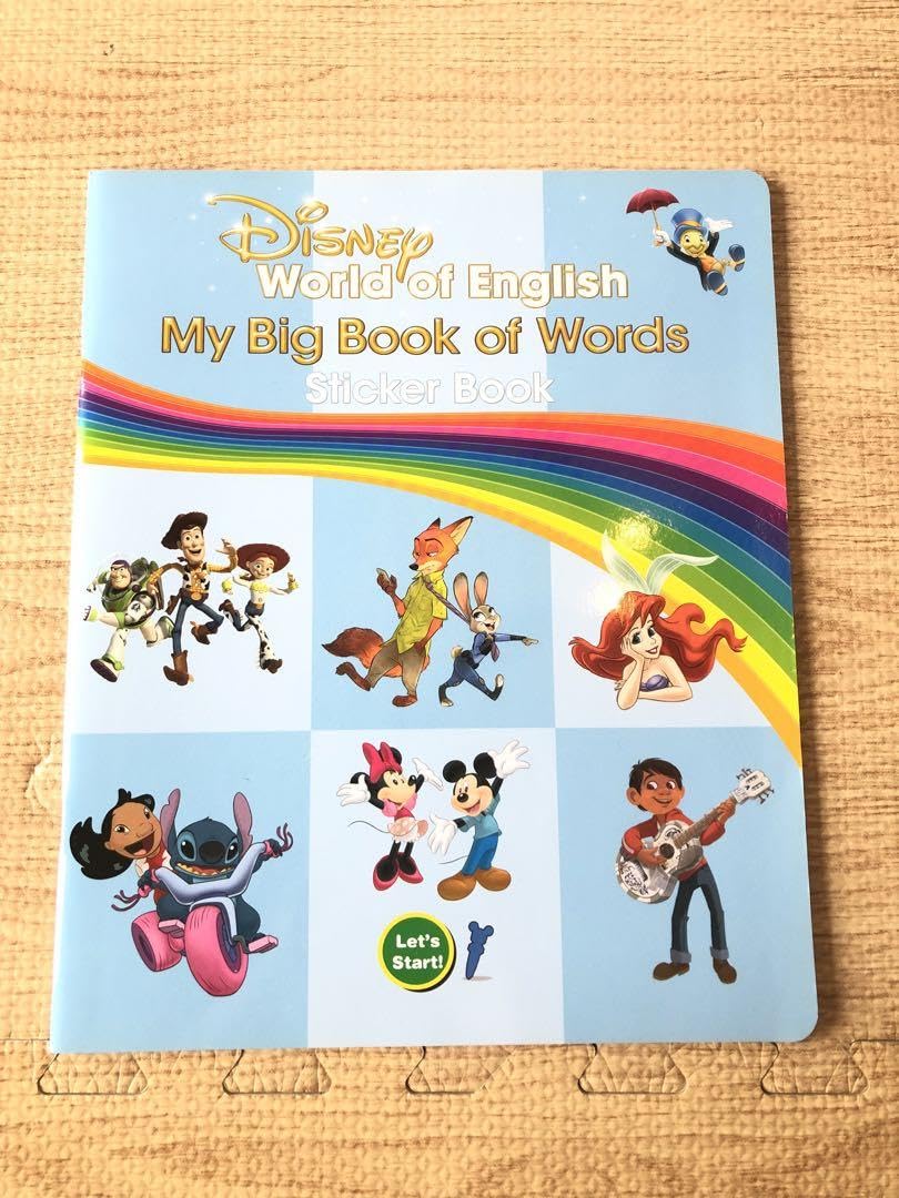 Amazon.co.jp: DWE ステッカーブック my big book of words