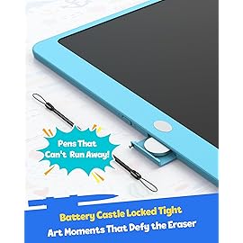 TEKFUN LCD Writing Tablet for Adults, Large Doodle Board, 16 Inch Colorful Drawing Tablet Writing Pad, Toddler Toys for 3 4 5 6 7 8 9 Year Old Girls Boys Teen, Birthday Gifts for Kids (Blue)