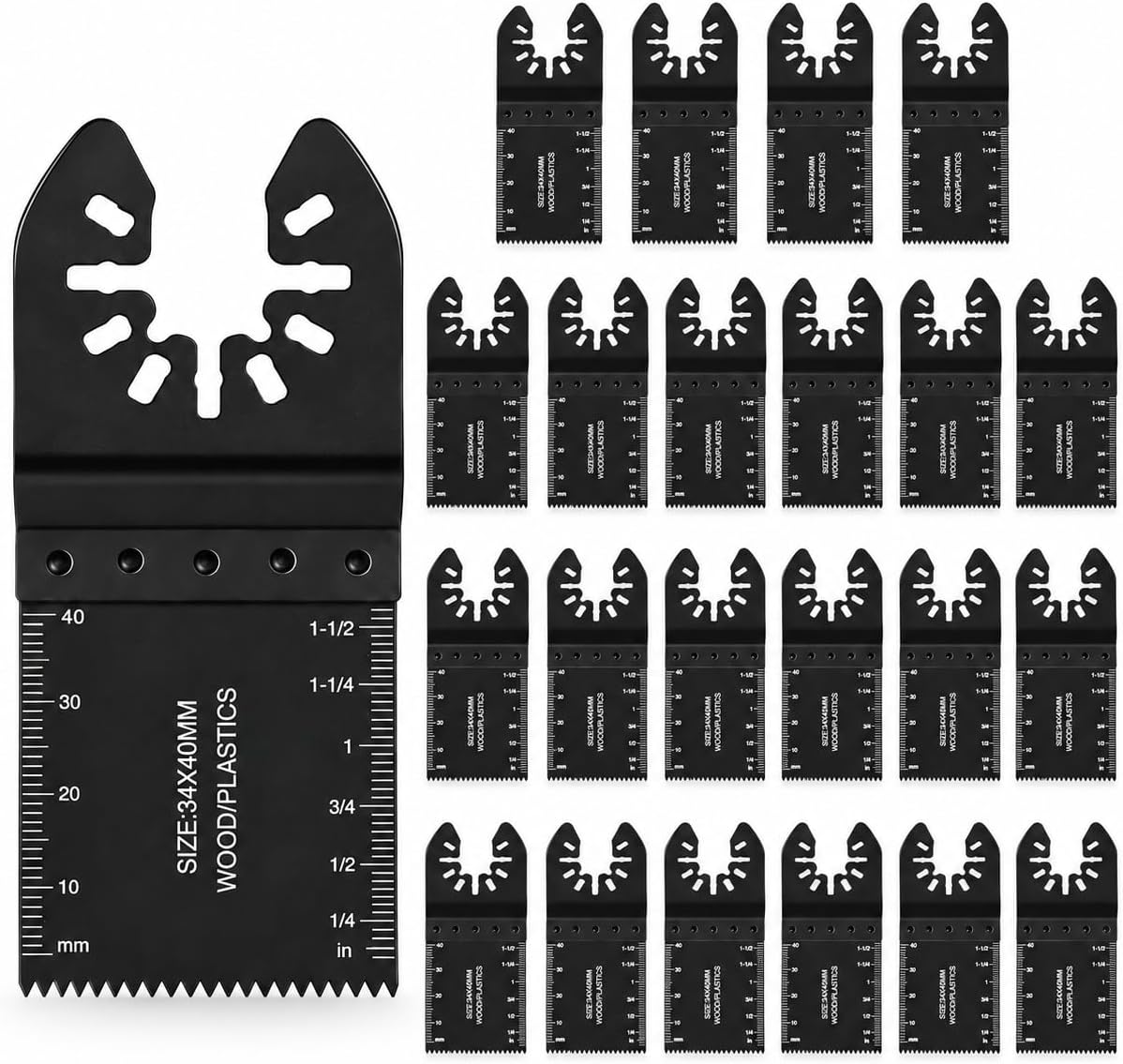 Multiple Blade Plows 22Pcs Universal Multitool Blade Kits, Quick Release Multi Tools Blade ...