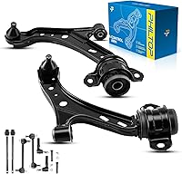 Vista 137 de PHILTOP Kit de suspensión ajustable de elevación de 1-6 pulgadas, 4 piezas de brazos de control superiores e inferiores delanteros compatibles