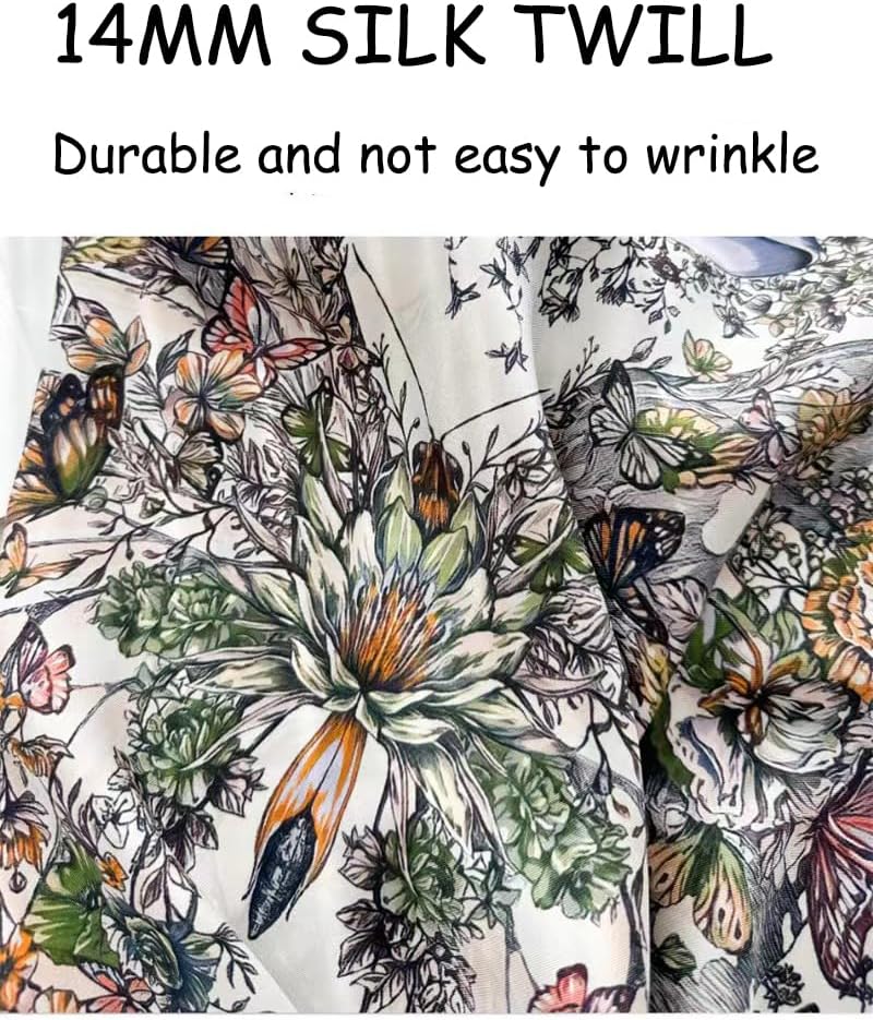 ANDANTINO 100% Pure Mulberry Silk Scarf 35" Large Square Lightweight Headscarf –Women’s Hair Wraps-With Gift Packed - Image 3