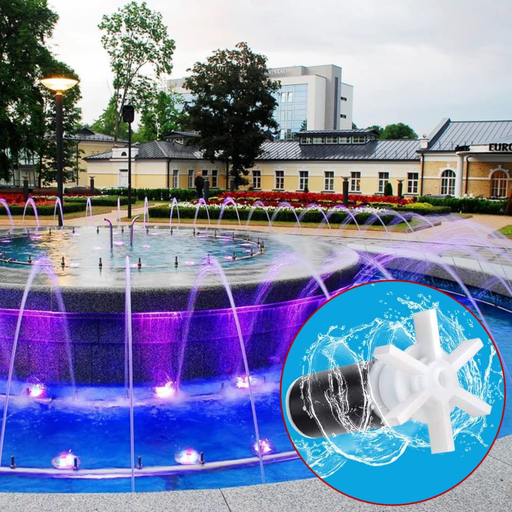 Turbine de Rotor de Pompe Submersible Avec Arbre et Roulement, Rotor de Rechange pour Pompe à Roulement D'arbre, pour Filtre de Rechange D'aquarium