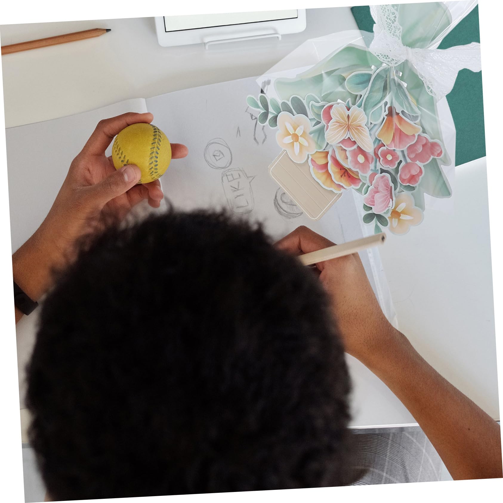 Lurrose 15piezas Tarjetas De Felicitación Papel Para Cumpleaños y Día Del Maestro De Tarjetas De Diseño De Ramo De Flores Para Agradecer y Celebrar