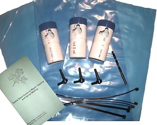 Maple Syrup Tapping Kit Trial Size with EZ Sap Sack Holders and Black Ecolo Spouts (3 Pack). Includes Quick Start Guide to Maple Tapping Booklet.