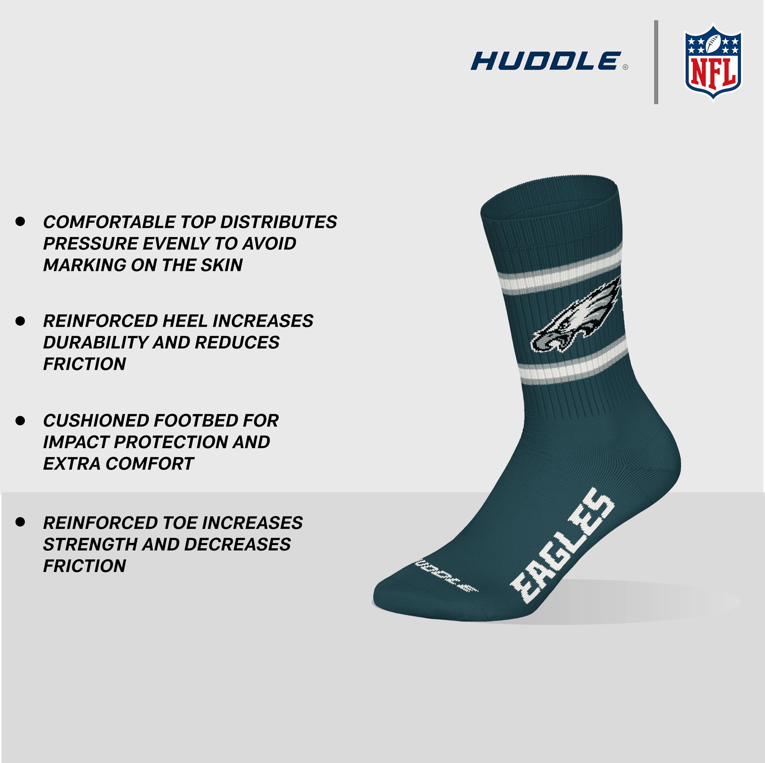 NFL Calzini (Pacco da 3) Unisex-Adulto