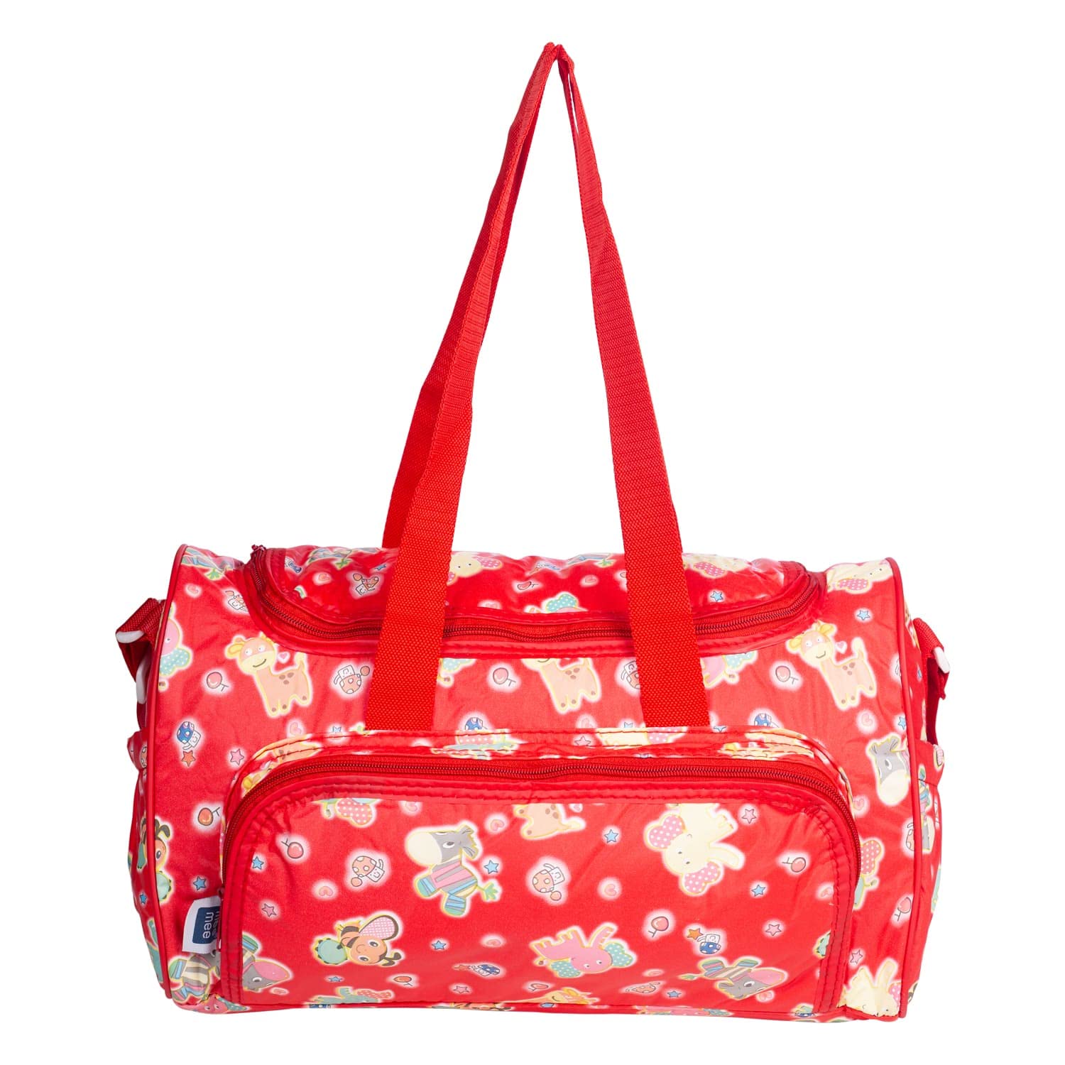 Mee Mee Durable Nursing Maternity Diaper Backpack Multifunctional Adjustable Spacious Shoulder Strap Stylish Baby Travel Bag/Mamas Bags/Diapers Bags for Kids (Red)-image-9
