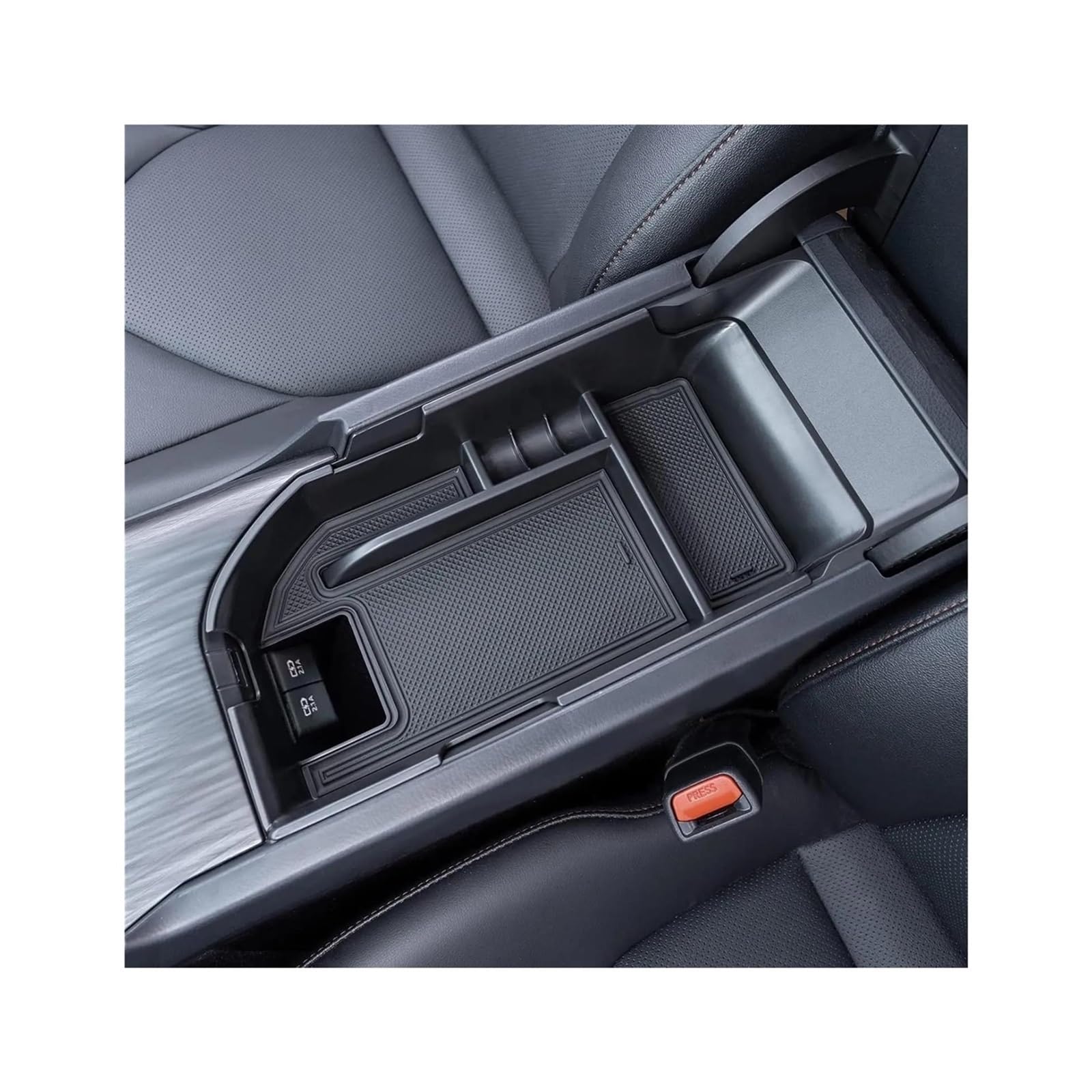 With Dual USB Armrest Storage For Toyota For Camry XLE XSE 18-24 2023 And For Camry LE SE 20-24 Center Console Tray