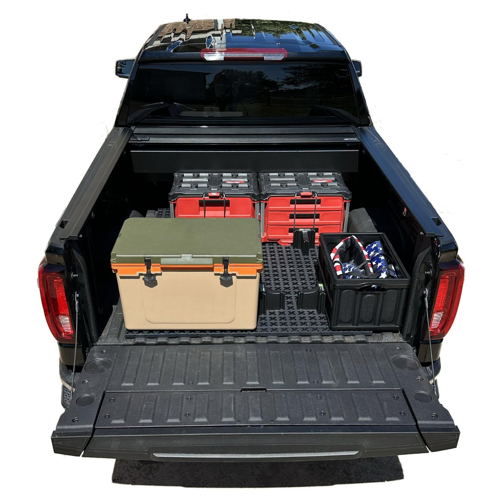 Tmat Truck Bed Organizer Storage System Slide Out Mat (Universal Fit for Short Beds 5'6" to 5'9")