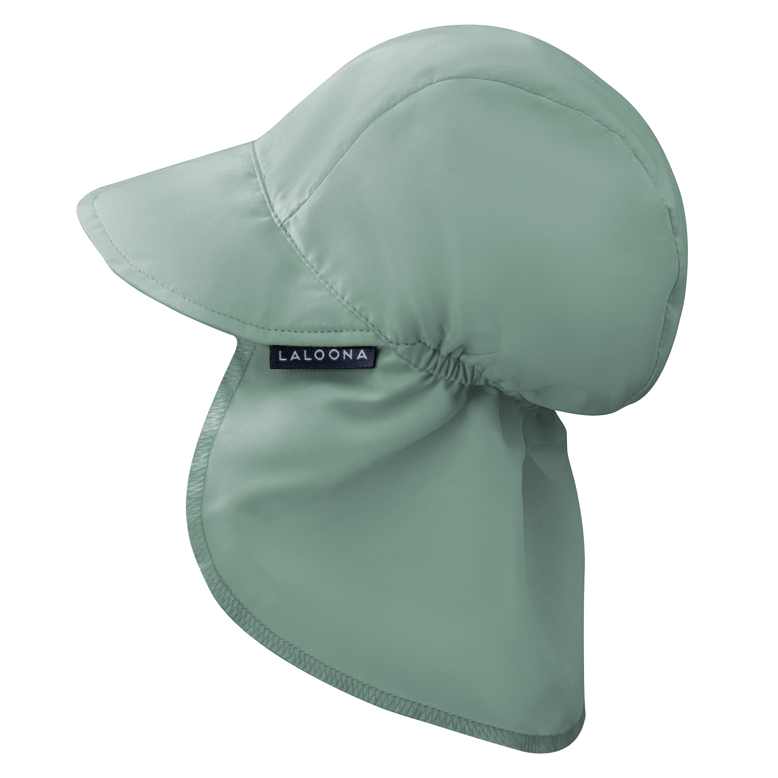 LaLoona baby bedding LaLoona Gorro Bebe con Protección Cuello UPF 80+, Gorra con Visera Bebe Anti UV Transpirable, Gorro Playa Bebe con Certificado OEKOTEX Standard 100, Unisex