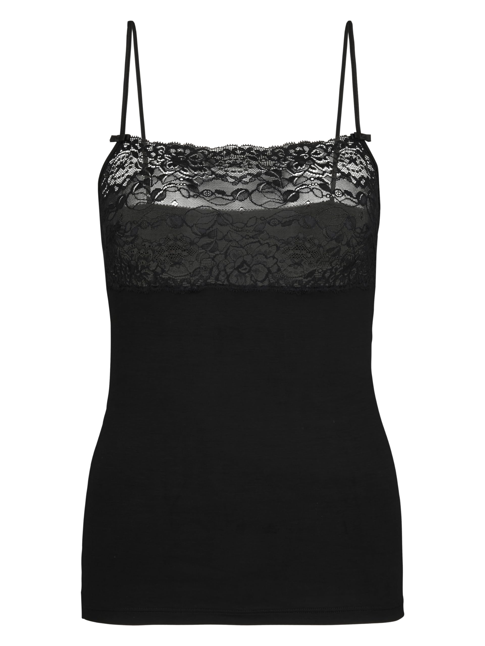 CALIDA Sensual Secrets Spaghetti-Top Damen, verstellbare Träger | Brustbereich aus zarter, semitransparenter Spitze, verstellbare Träger