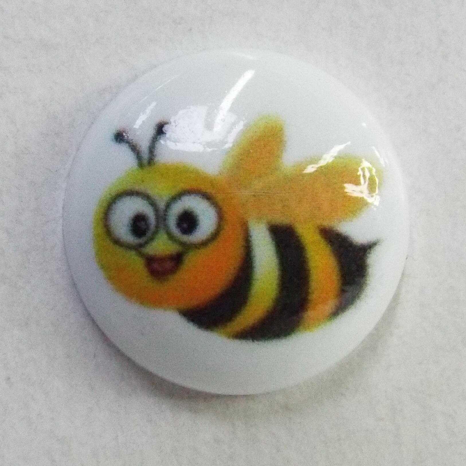 15mm Children Buttons Printed Kid 958D, 7150 Bumble Bee, 4