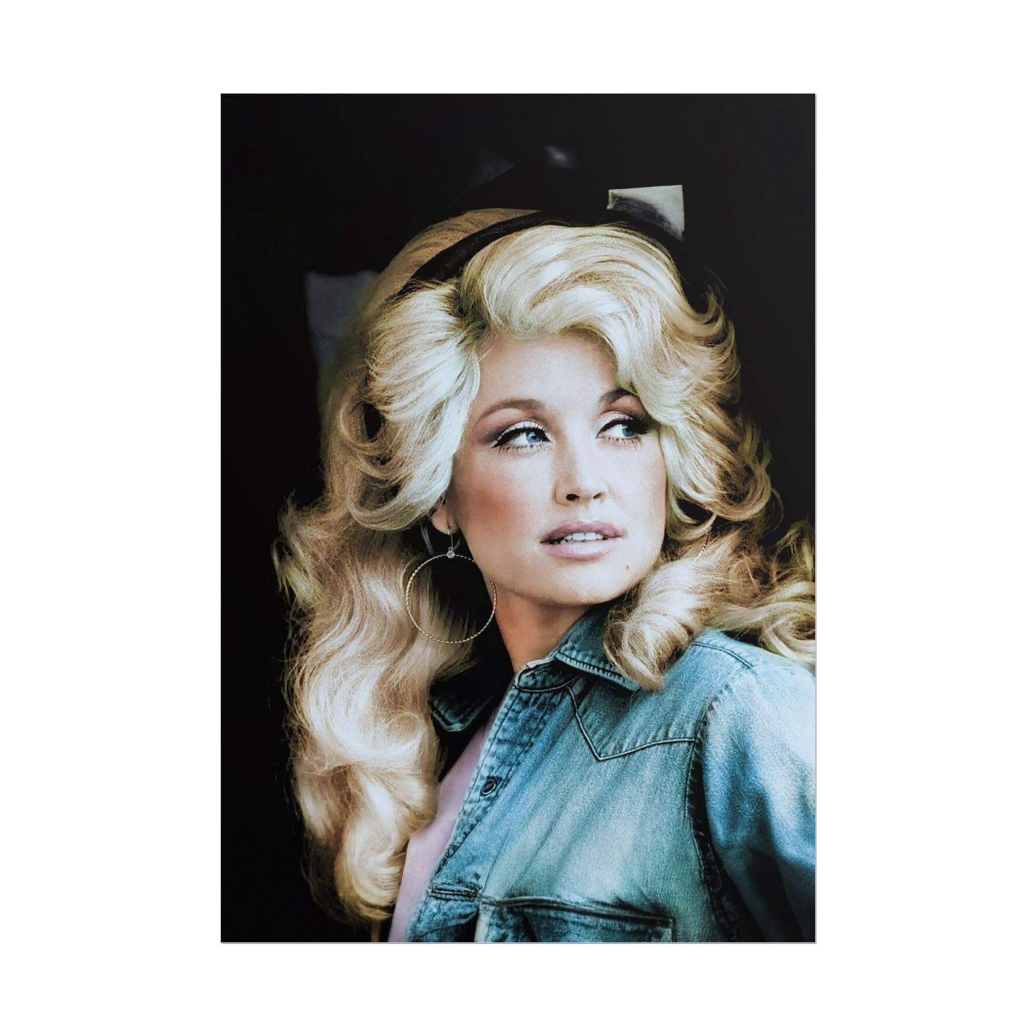 Poster retrò iconico della musica country cantante Dolly Photography Y-283